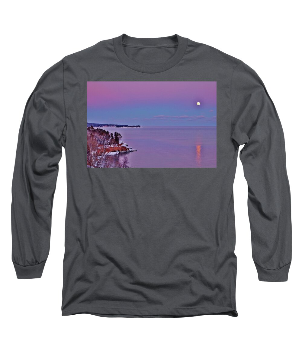  Long Sleeve T-Shirt featuring the photograph Lilac Luna by Michelle Hauge