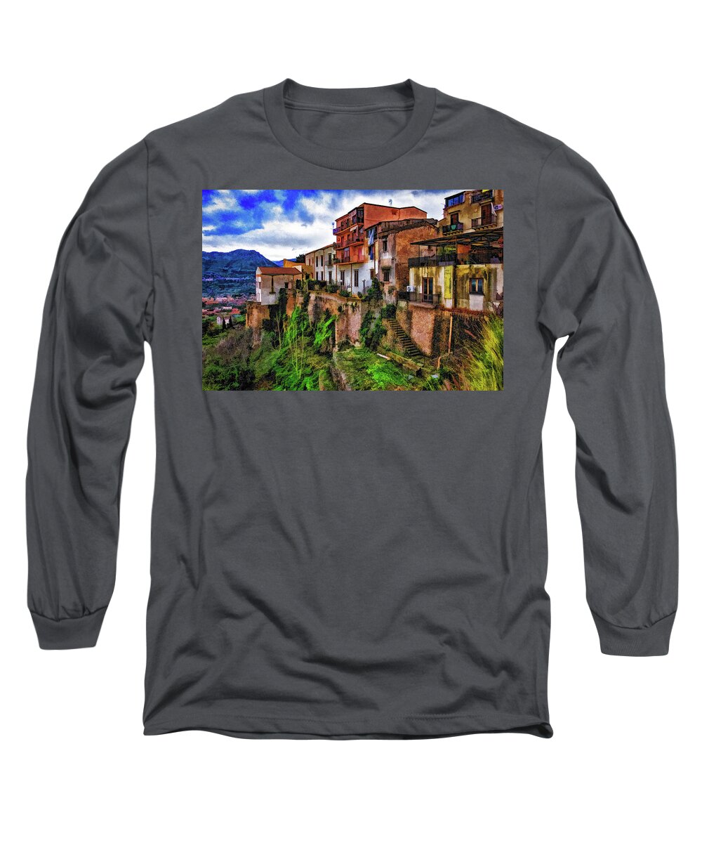 2019 Long Sleeve T-Shirt featuring the photograph Living on the Edge by Monroe Payne