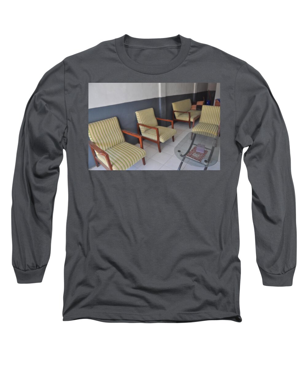 Chairs Long Sleeve T-Shirt featuring the photograph Living Room by Hilmi Abdul Azis Firmansyah