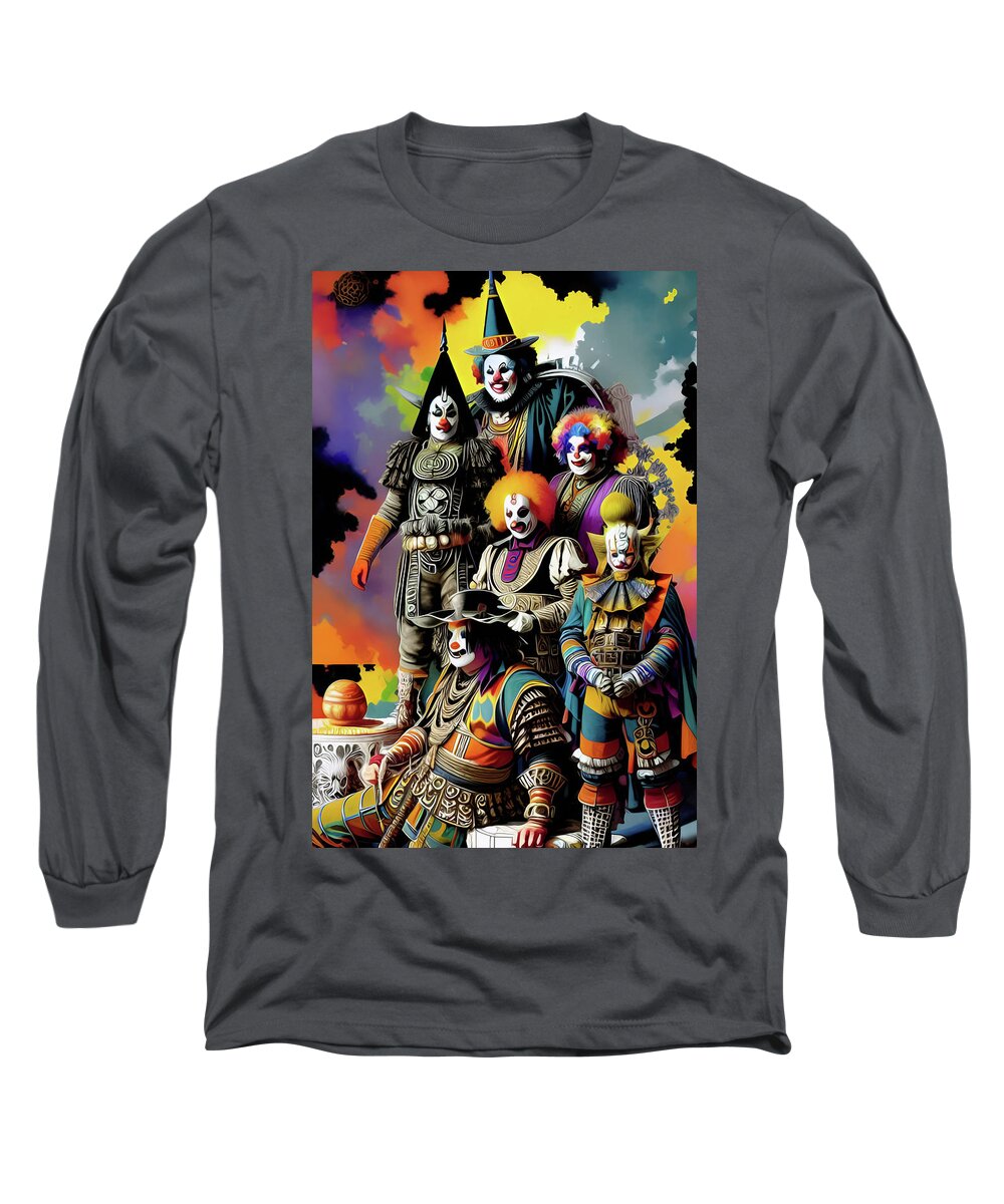 Unique Long Sleeve T-Shirt featuring the digital art Lol Xxi by Jeff Malderez