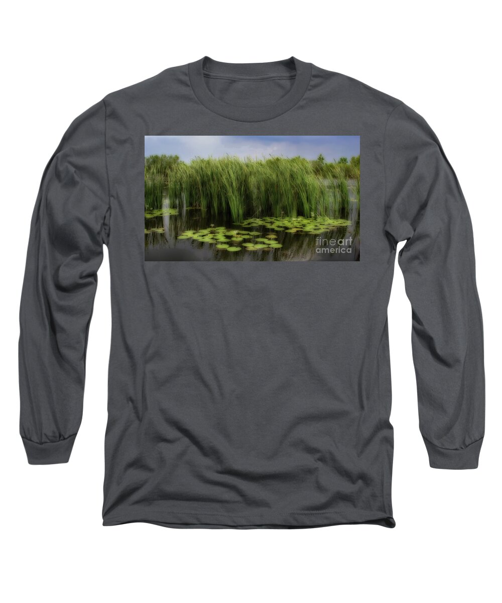 Louisiana Long Sleeve T-Shirt featuring the photograph Louisiana Bayou by Neala McCarten