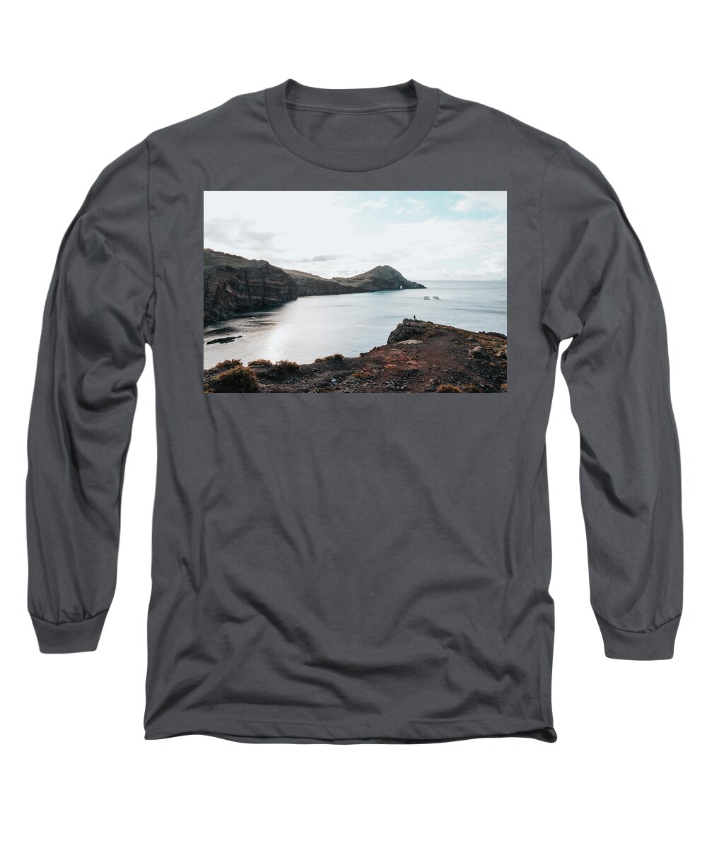 Ponta De Sao Lourenco Long Sleeve T-Shirt featuring the photograph Madeira landscape by Vaclav Sonnek
