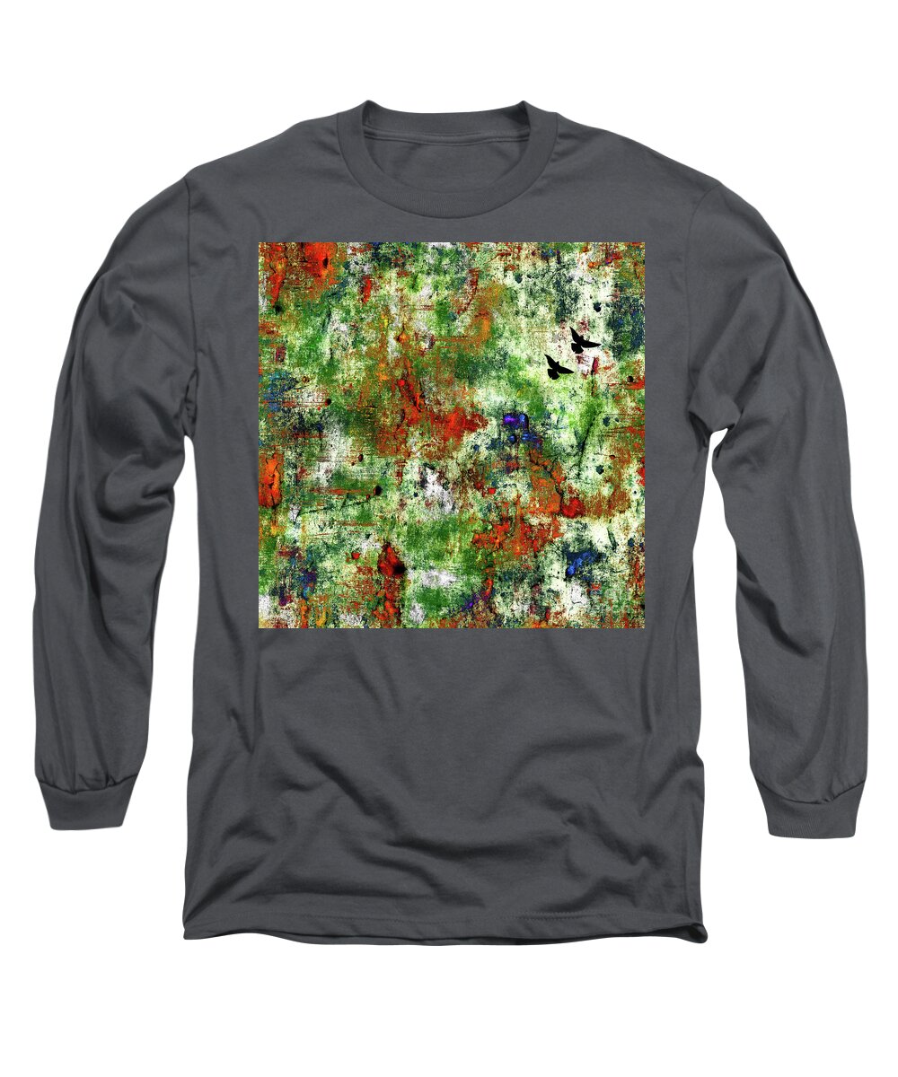 Migration Long Sleeve T-Shirt featuring the digital art Migration Forever by Mehran Akhzari