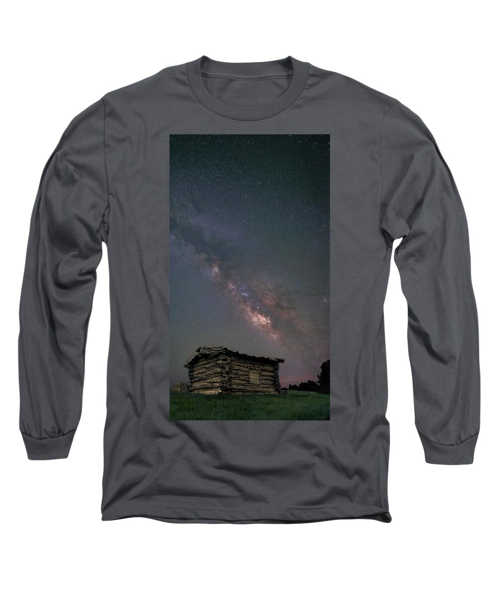 Meeker Colorado Long Sleeve T-Shirt featuring the photograph Milkyway in Meeker Colorado by Danette Steele