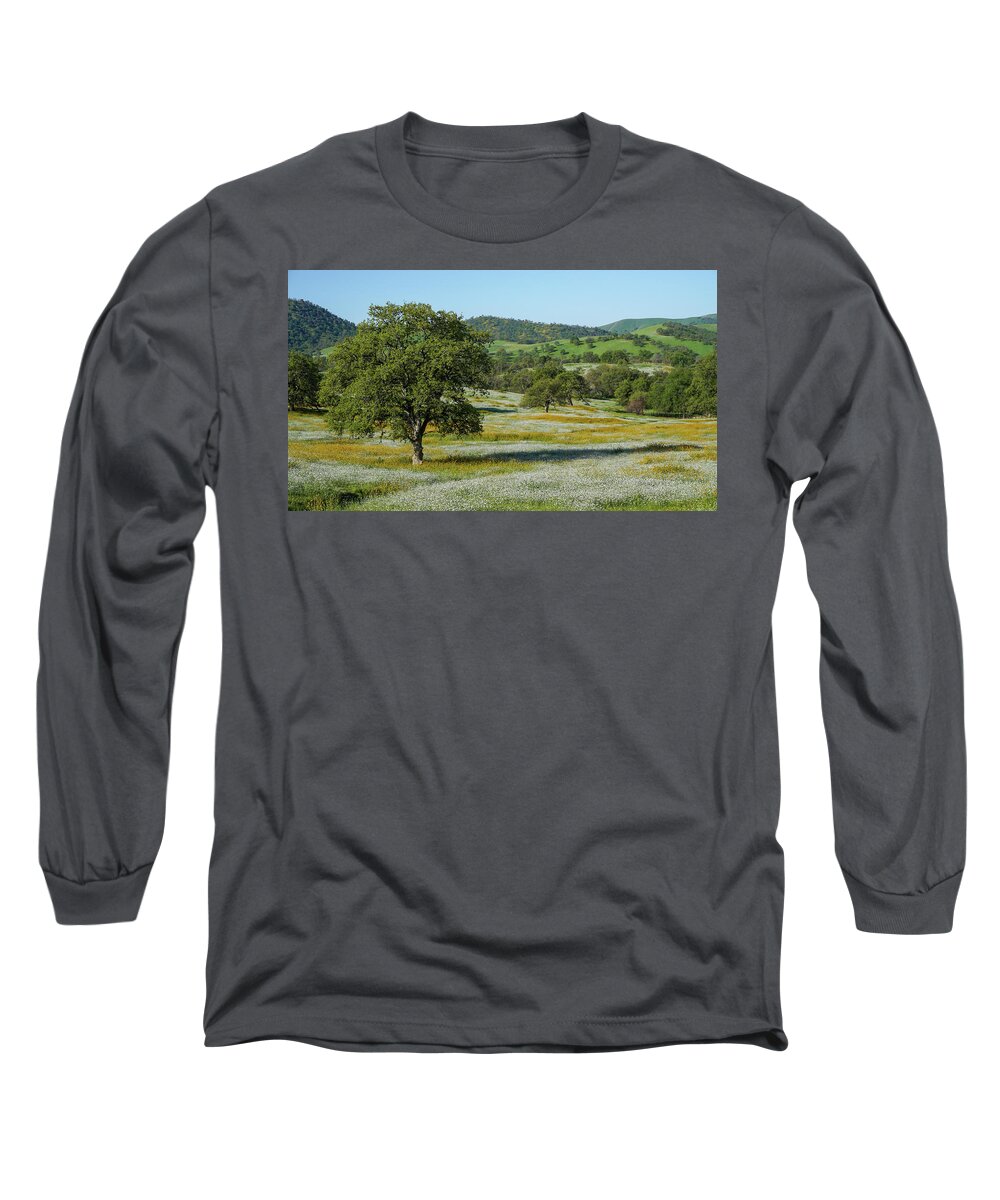Morning Long Sleeve T-Shirt featuring the photograph Morning Yokohl Valley by Brett Harvey