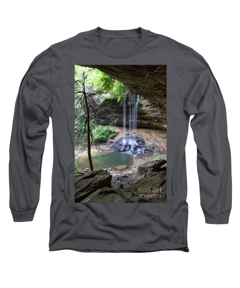 Northrup Falls Long Sleeve T-Shirt featuring the photograph Northrup Falls 26 by Phil Perkins