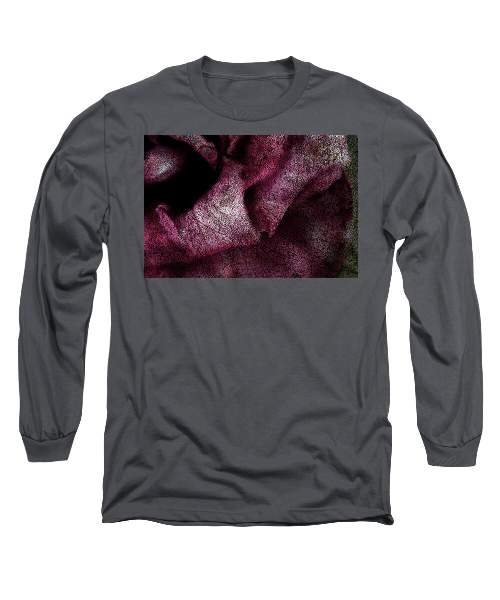 Red Rose Long Sleeve T-Shirt featuring the photograph Old flower by Al Fio Bonina