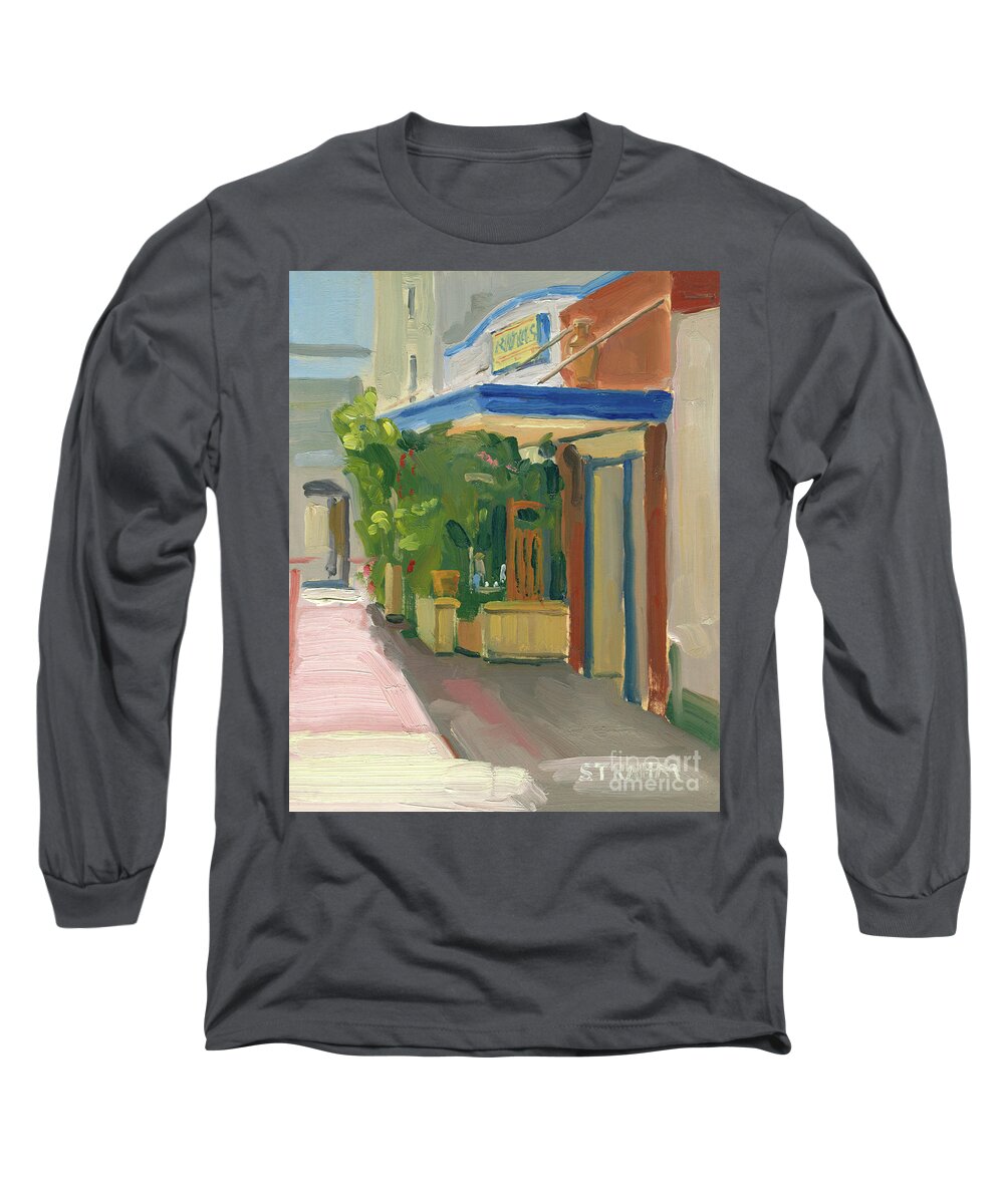 Ranchos Long Sleeve T-Shirt featuring the painting Old San Diego, Ranchos by Paul Strahm