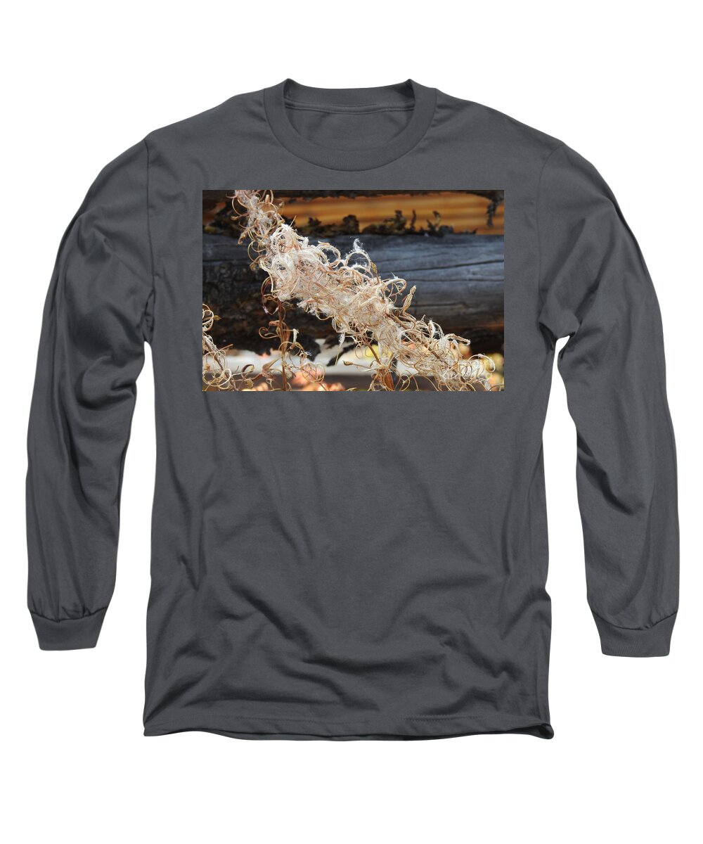 Fireweed Long Sleeve T-Shirt featuring the photograph On Fire by Nicola Finch