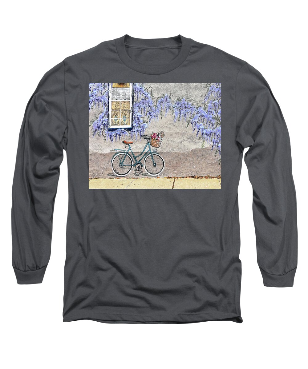 Annapolis Long Sleeve T-Shirt featuring the photograph On the Wall by Carl Sheffer
