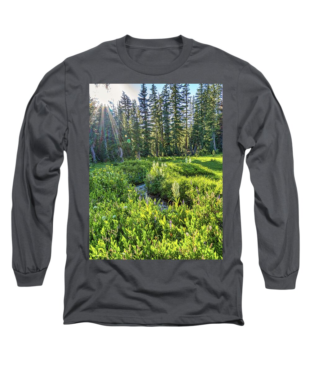 Lassen Long Sleeve T-Shirt featuring the photograph Out of the fire by Martin Gollery