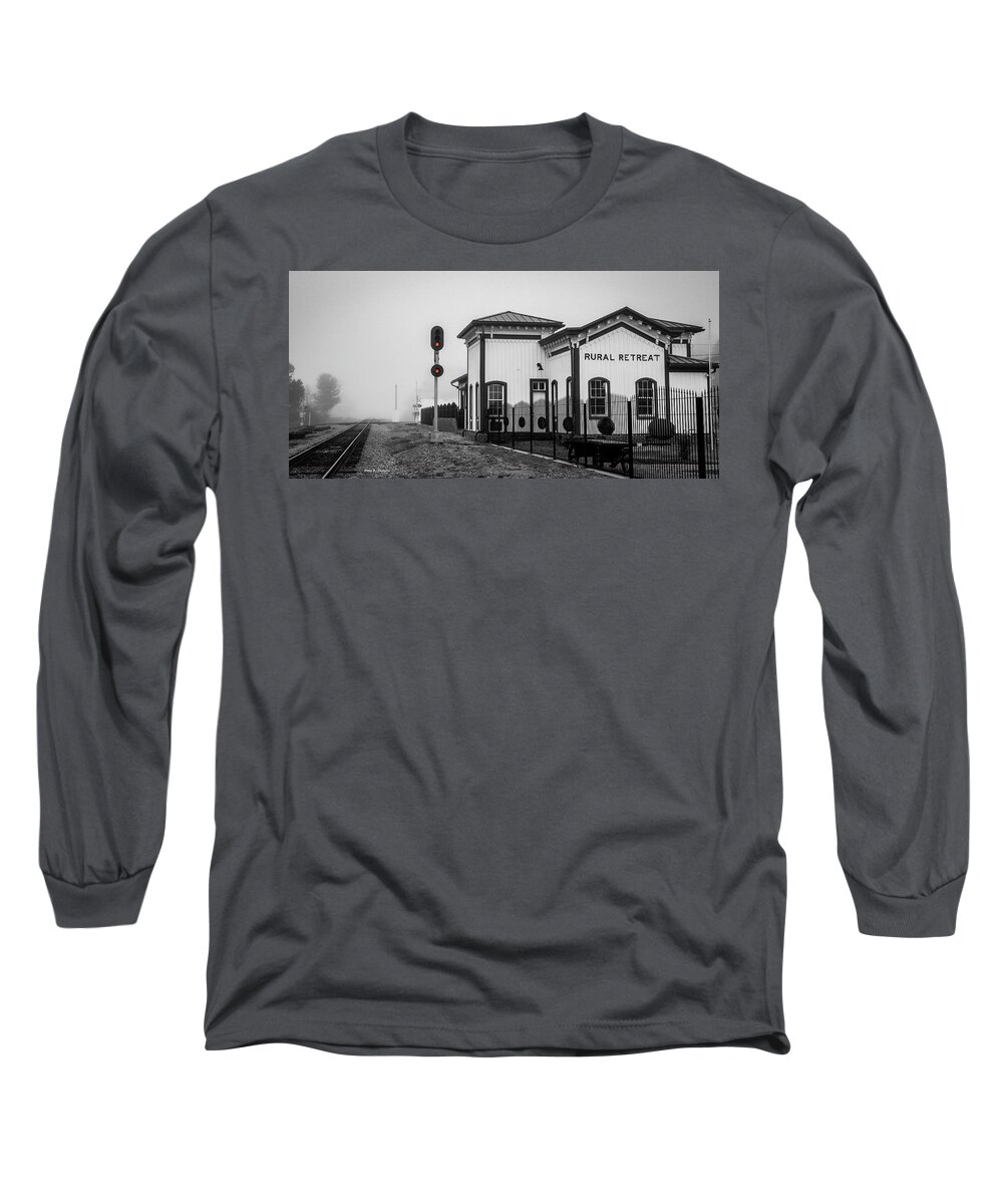 Rural Retreat Long Sleeve T-Shirt featuring the photograph Out of the Fog by Dale R Carlson