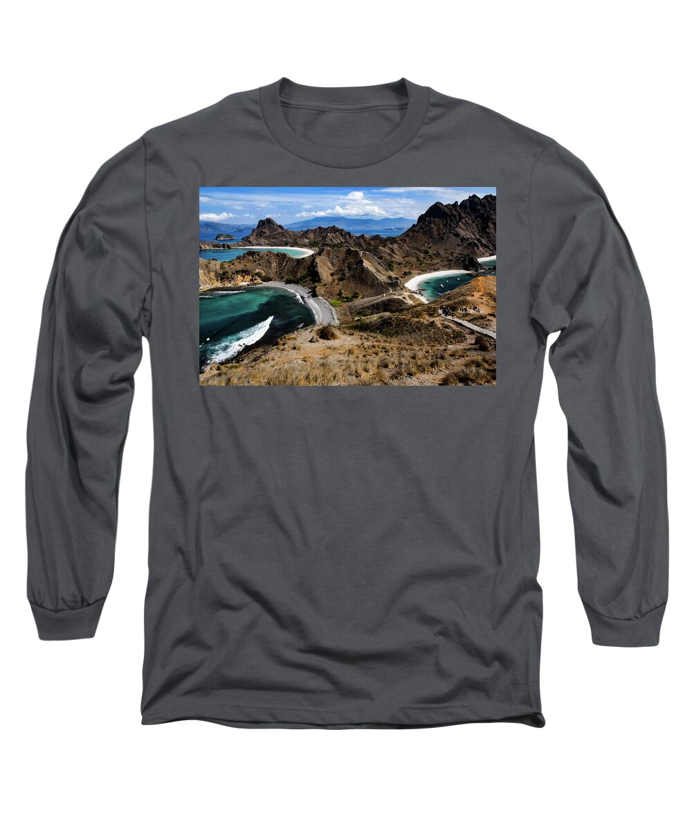 Padar Long Sleeve T-Shirt featuring the photograph Eternity - Padar Island. Flores, Indonesia by Earth And Spirit