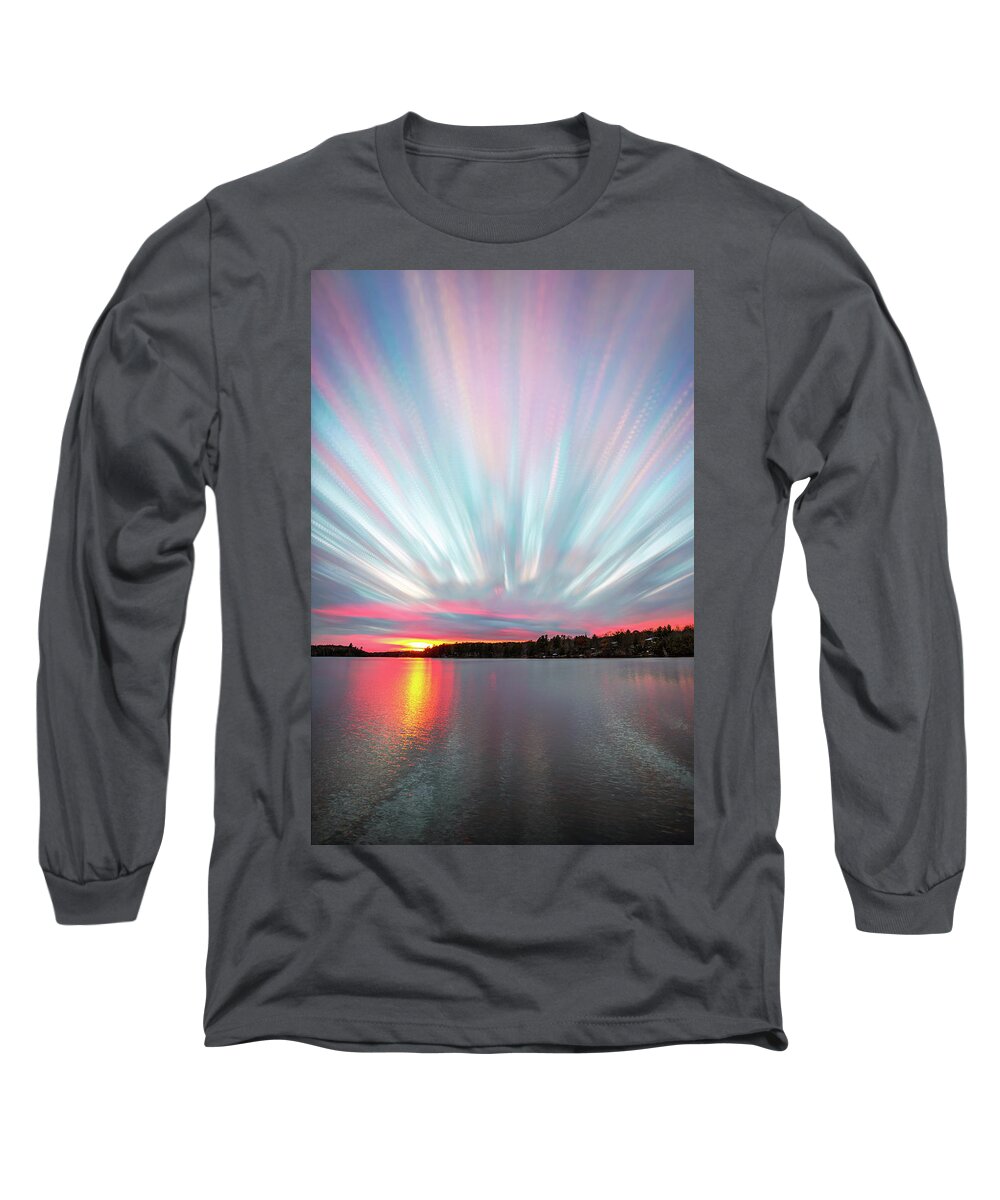 Nature Long Sleeve T-Shirt featuring the photograph Pastel Paradise by Matt Molloy