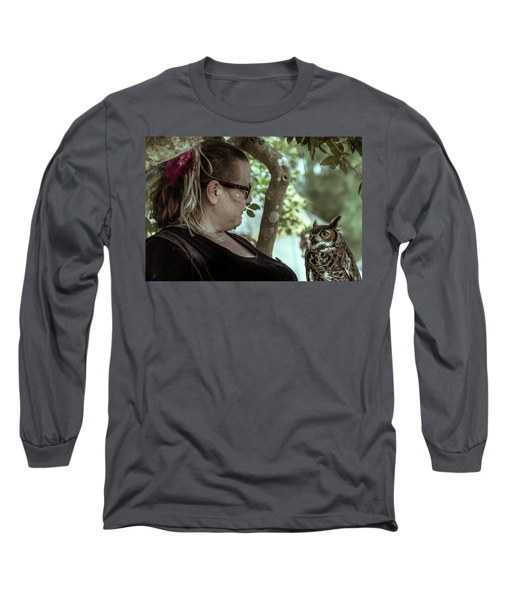 Published Long Sleeve T-Shirt featuring the photograph People Of Texas Vi by Enrique Pelaez
