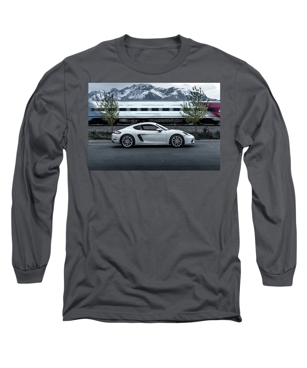 Porsche Long Sleeve T-Shirt featuring the photograph Private Transportation by David Whitaker Visuals