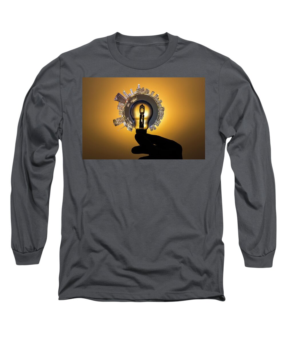 Renewable Energy Long Sleeve T-Shirt featuring the photograph Pure Power by Ari Rex