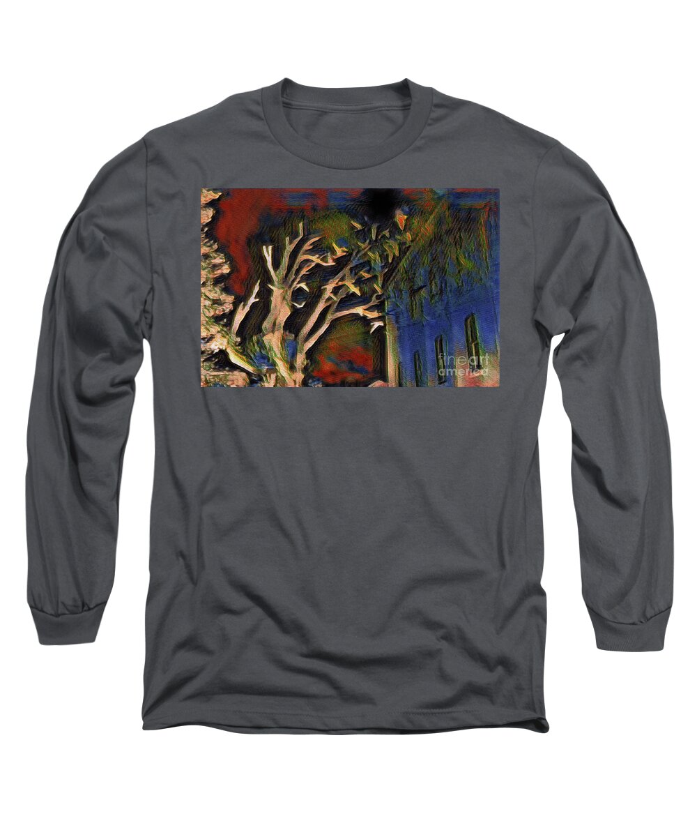 Dark Long Sleeve T-Shirt featuring the digital art Putinesque by Scott Evers