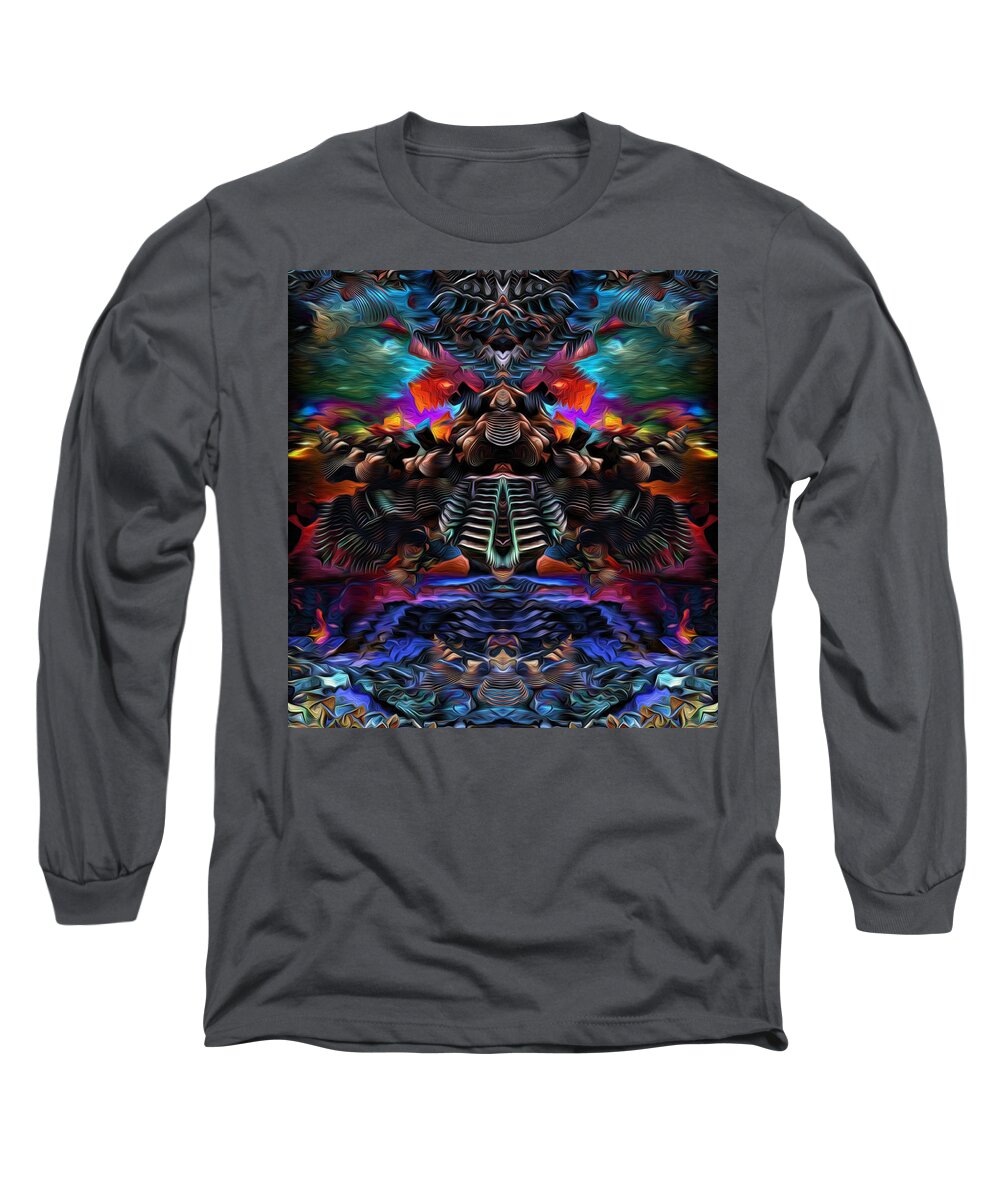 Epic Long Sleeve T-Shirt featuring the digital art Reclamation by Jeff Malderez