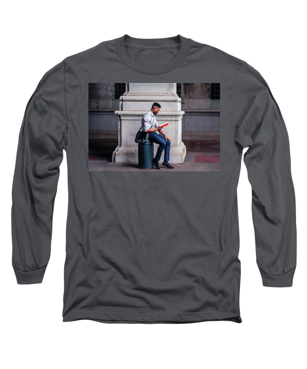 African Long Sleeve T-Shirt featuring the photograph Red Book 150913_8240 by Alexander Image