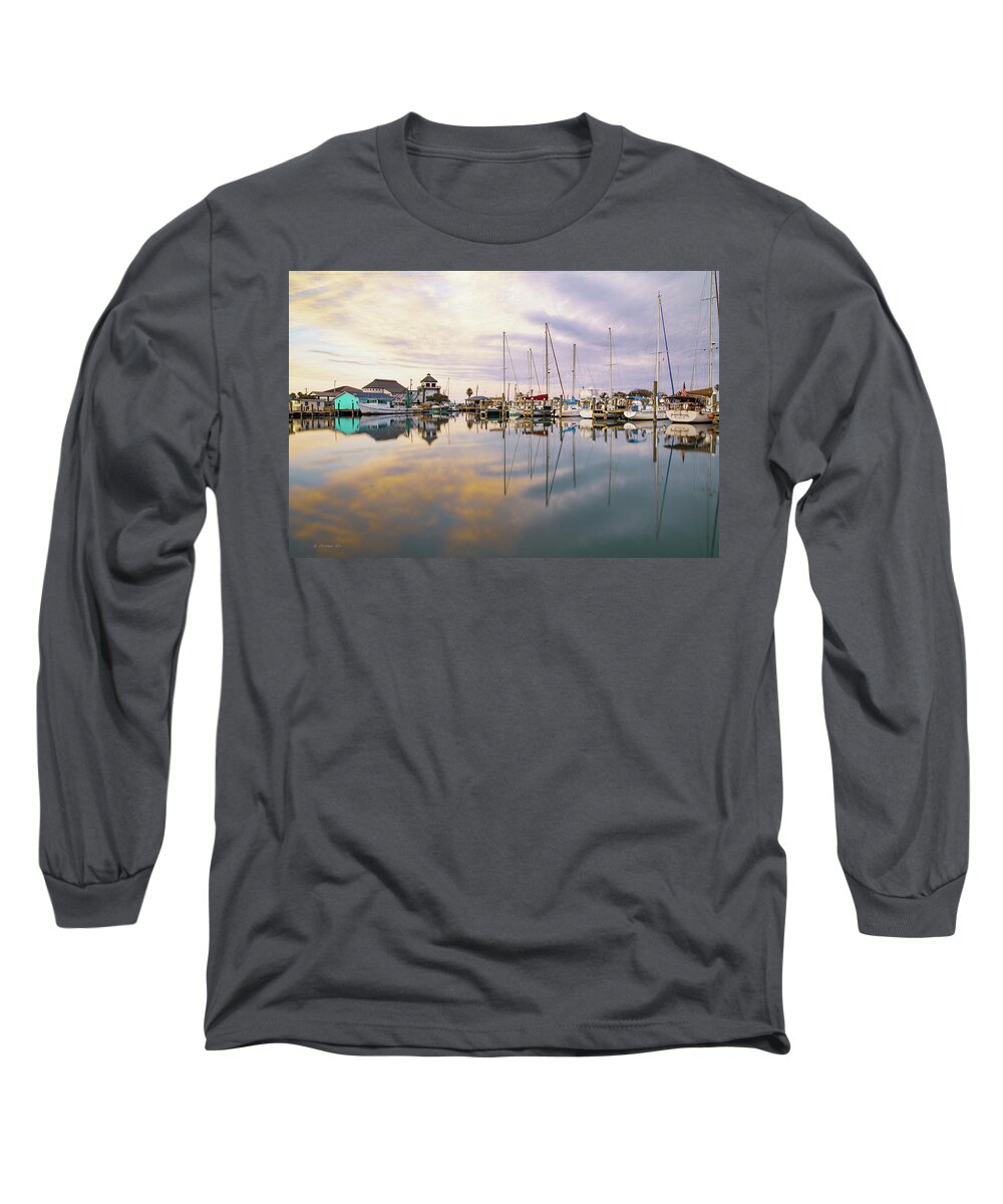 Rockport Long Sleeve T-Shirt featuring the photograph Reflecting on a New Year by Christopher Rice