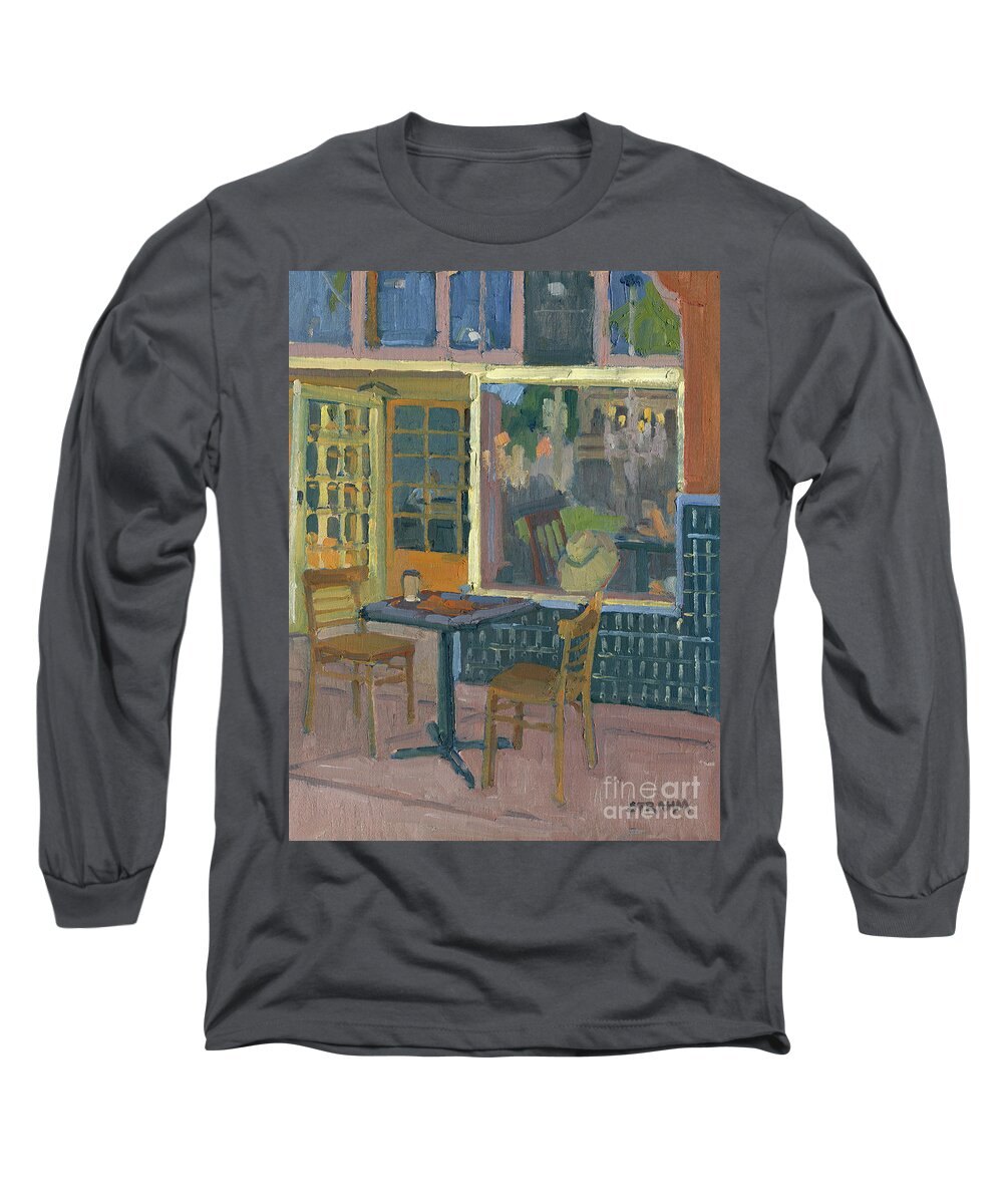 Lestats Long Sleeve T-Shirt featuring the painting Reflecting on life by Paul Strahm