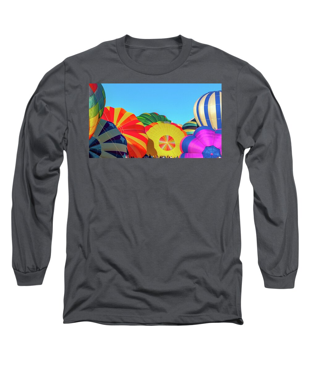 Balloon Long Sleeve T-Shirt featuring the photograph Reno Balloon Races by Bill Gallagher