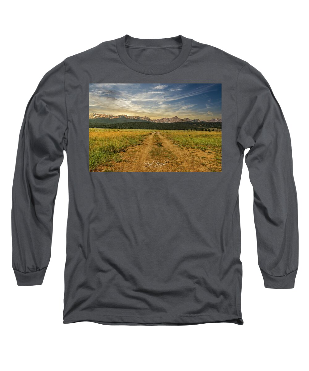 Landscape Long Sleeve T-Shirt featuring the photograph Sawtooth Ranchland by Mark Joseph