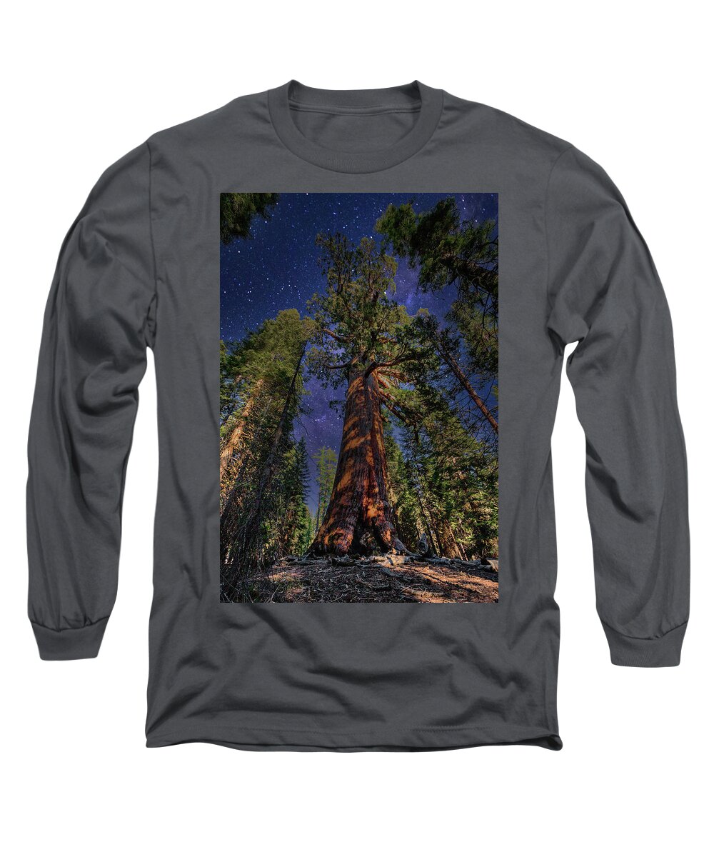 California Long Sleeve T-Shirt featuring the photograph Serenity by Moonlight by Dan Carmichael