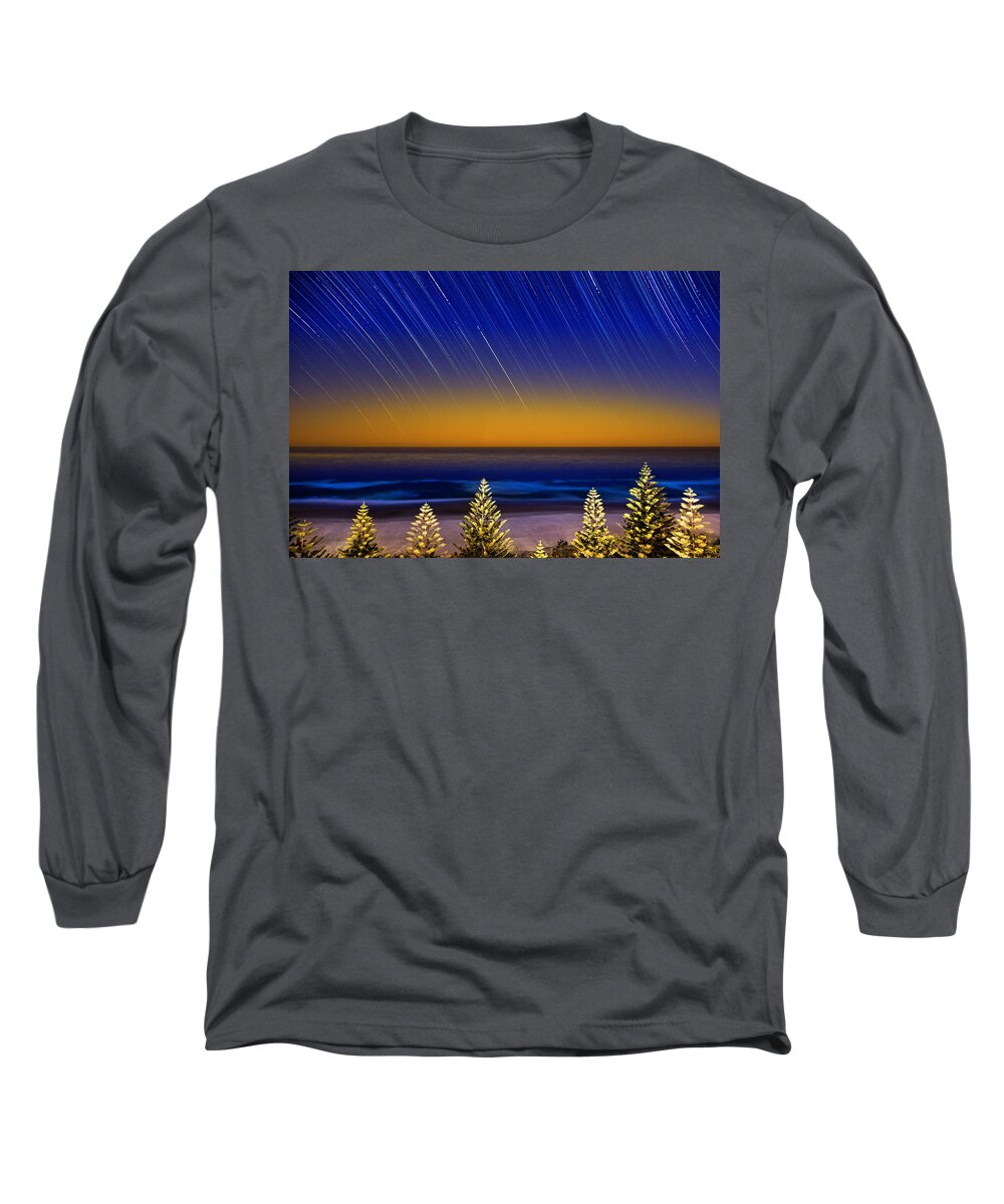 Australian Beaches Long Sleeve T-Shirt featuring the photograph Skyfall by Az Jackson