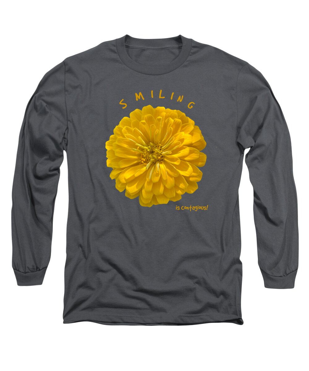 Smile Long Sleeve T-Shirt featuring the photograph Smiling is Congtagious by Carol Groenen