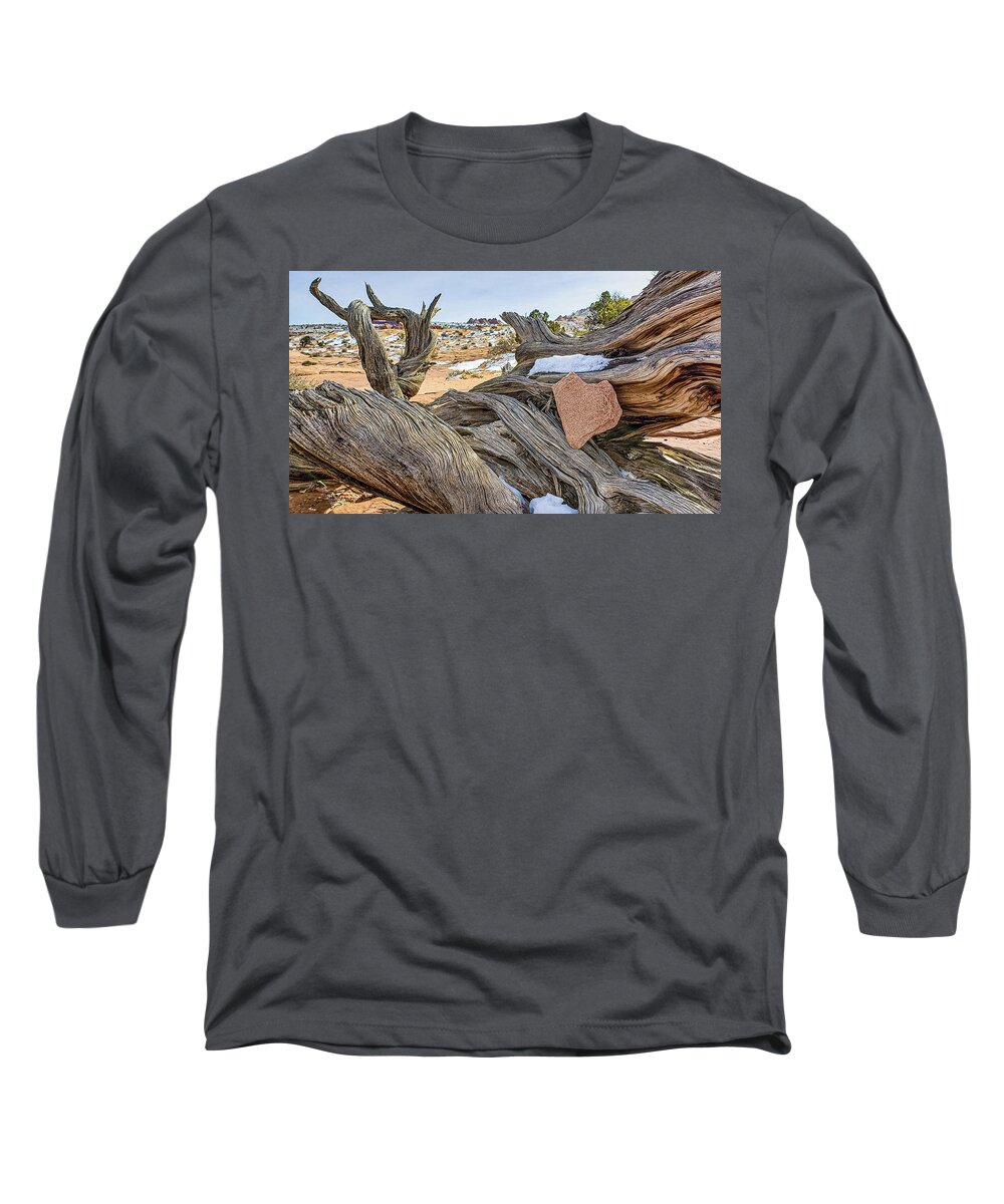 Love Long Sleeve T-Shirt featuring the photograph Southwest Winter Love by Bonny Puckett