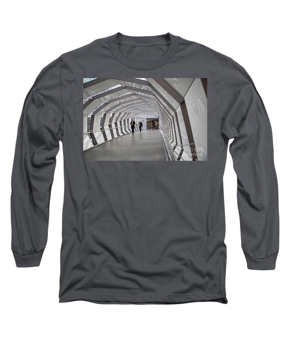 Toronto Long Sleeve T-Shirt featuring the photograph Spiralcity Bridge by Marilyn Cornwell