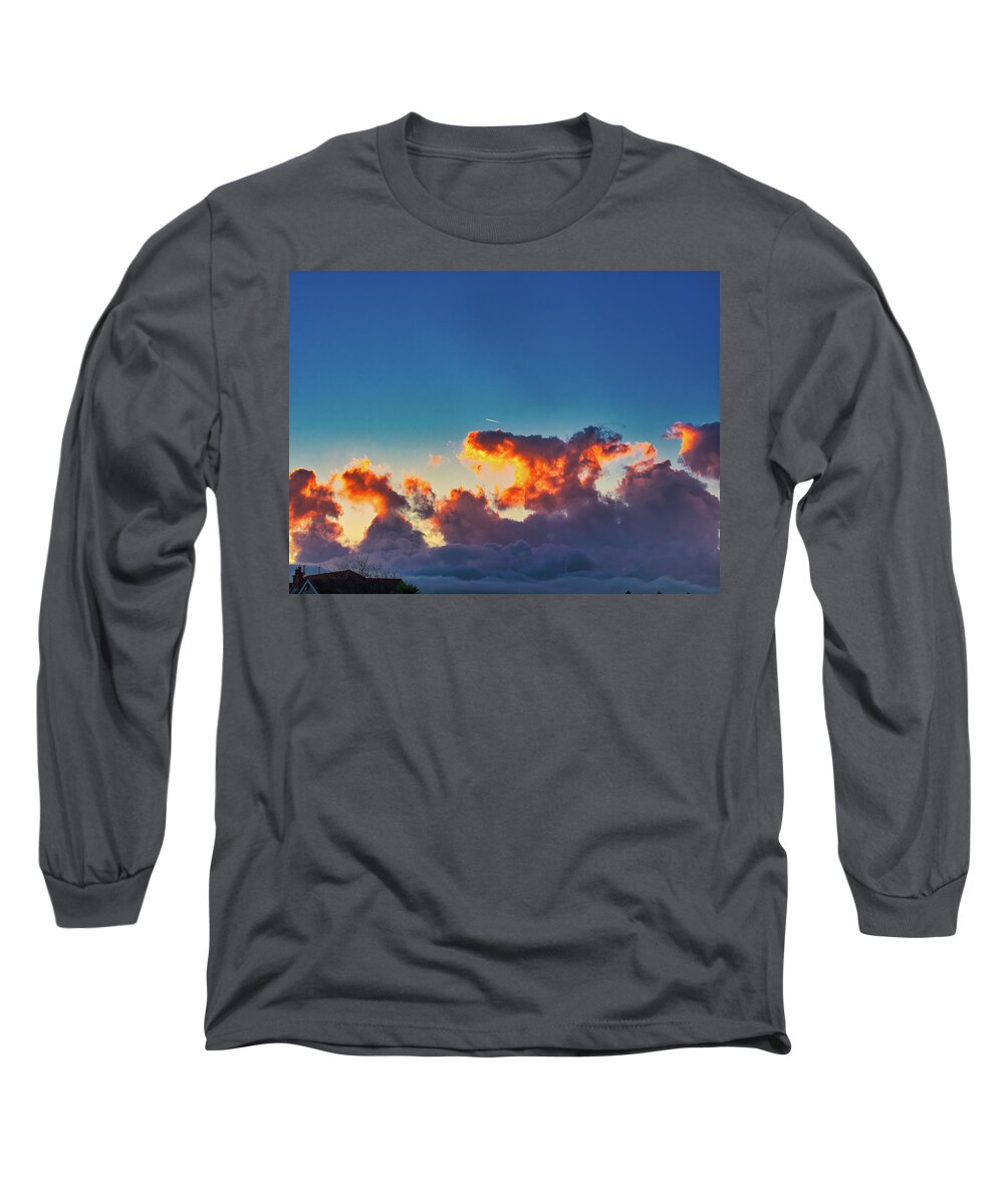 Andbc Long Sleeve T-Shirt featuring the photograph Sunlit Ramparts by Martyn Boyd