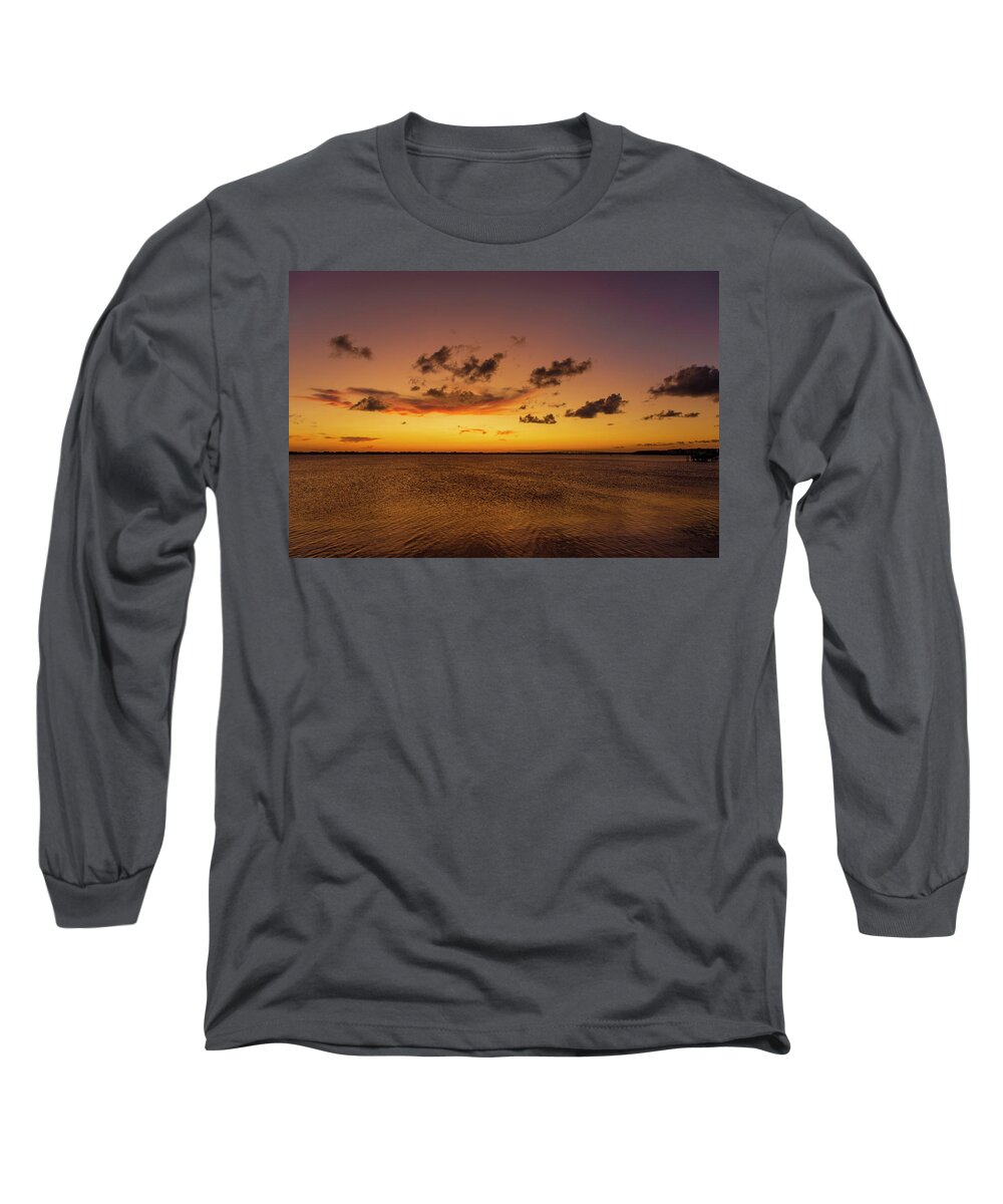 Sunset Long Sleeve T-Shirt featuring the photograph Sunset Finale by Blair Damson