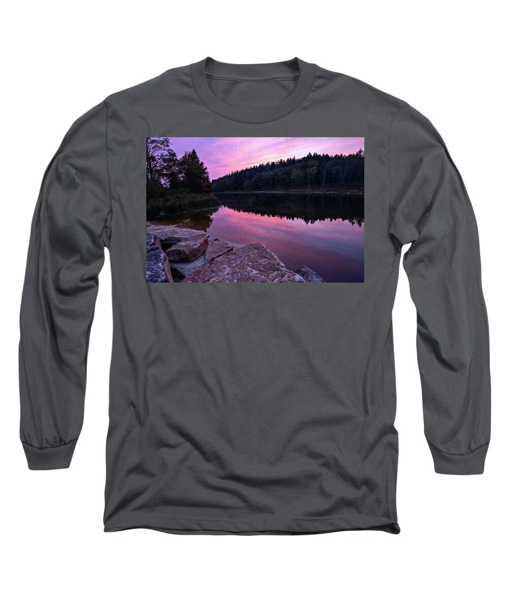 Pendleton Lake Long Sleeve T-Shirt featuring the photograph Sununet at Pendleton Lake by Jaki Miller
