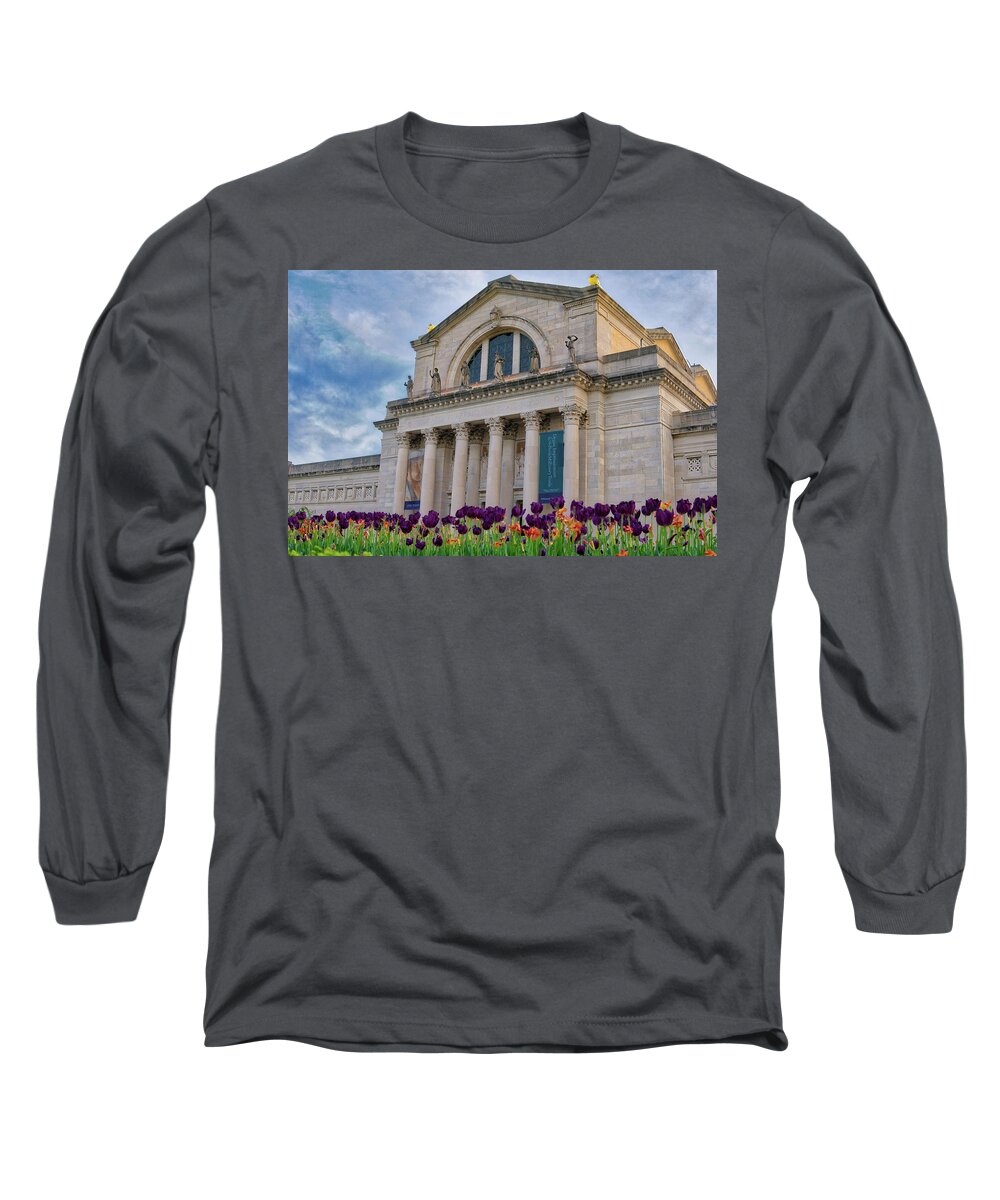 St. Louis Art Museum Long Sleeve T-Shirt featuring the photograph The Art Museum by Randall Allen