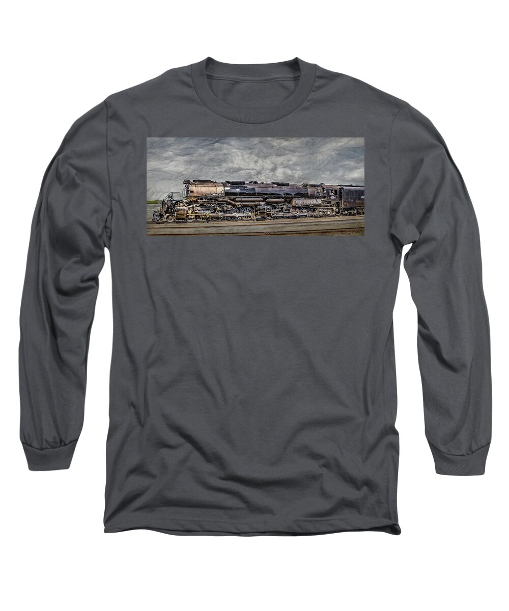 Big Boy Long Sleeve T-Shirt featuring the photograph The Big Boy UP 2014 by Laura Terriere