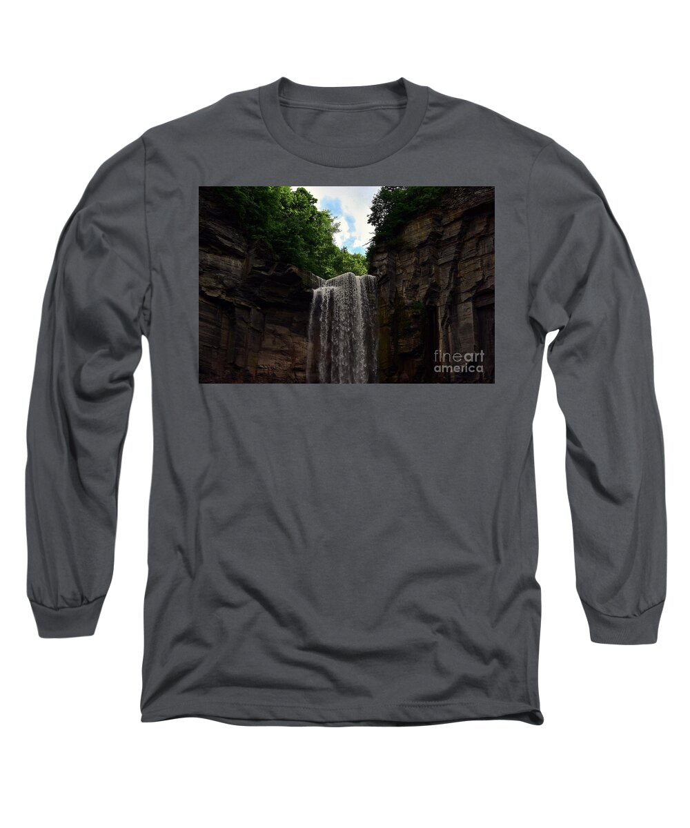 Water Long Sleeve T-Shirt featuring the photograph The Fall by Bailey Maier