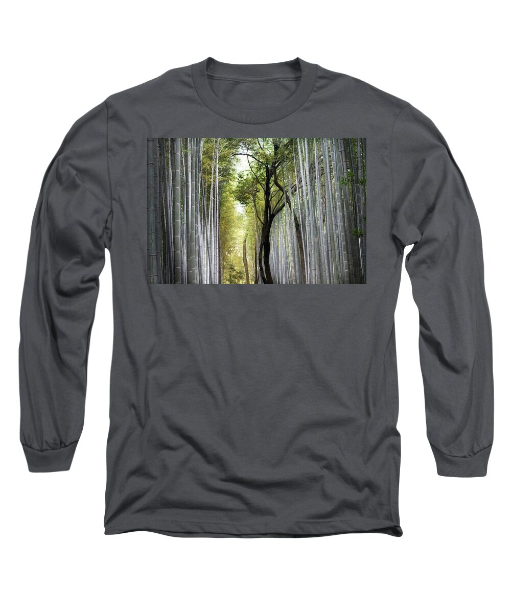 Bamboo Long Sleeve T-Shirt featuring the photograph The Light From Within by Christie Kowalski