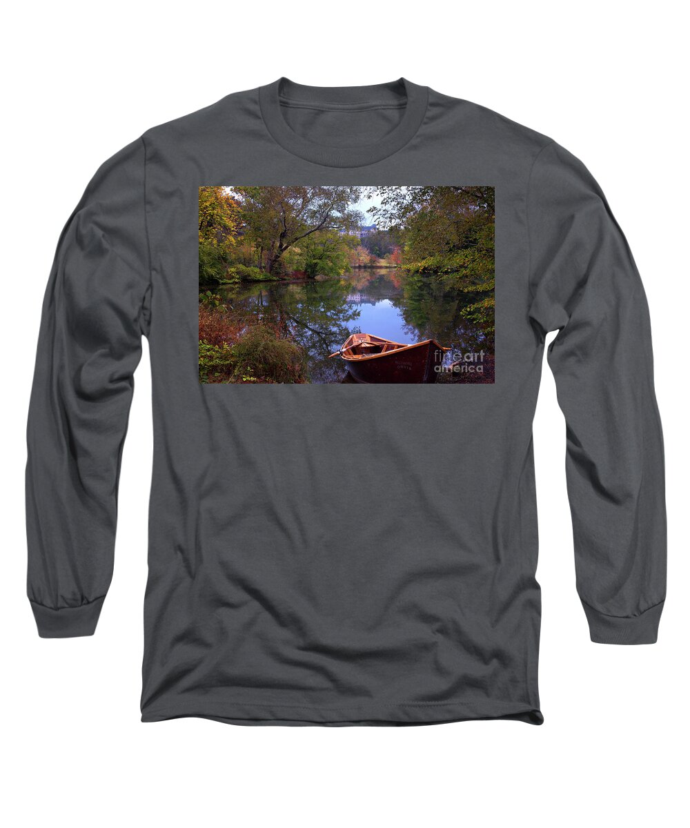 the Orvis at the lagoon Long Sleeve T-Shirt by JK York - Fine Art