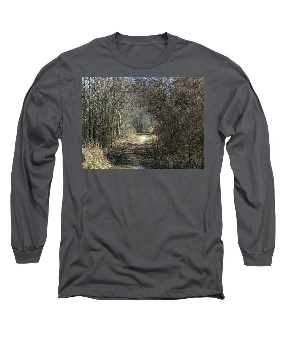 Path Long Sleeve T-Shirt featuring the photograph The Path Forward by Ed Williams