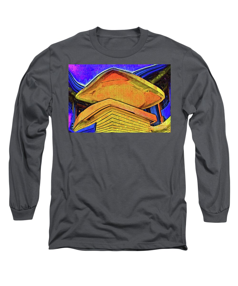 Frank Lloyd Wright Long Sleeve T-Shirt featuring the digital art The Pedestal by Kirt Tisdale