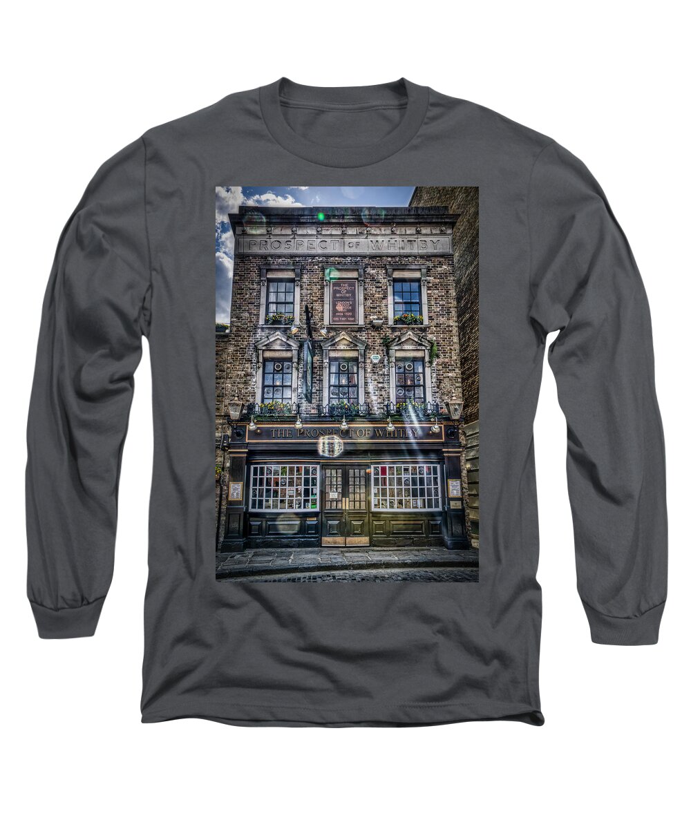 The Prospect Of Whitby Long Sleeve T-Shirt featuring the photograph The Prospect of Whitby by Raymond Hill