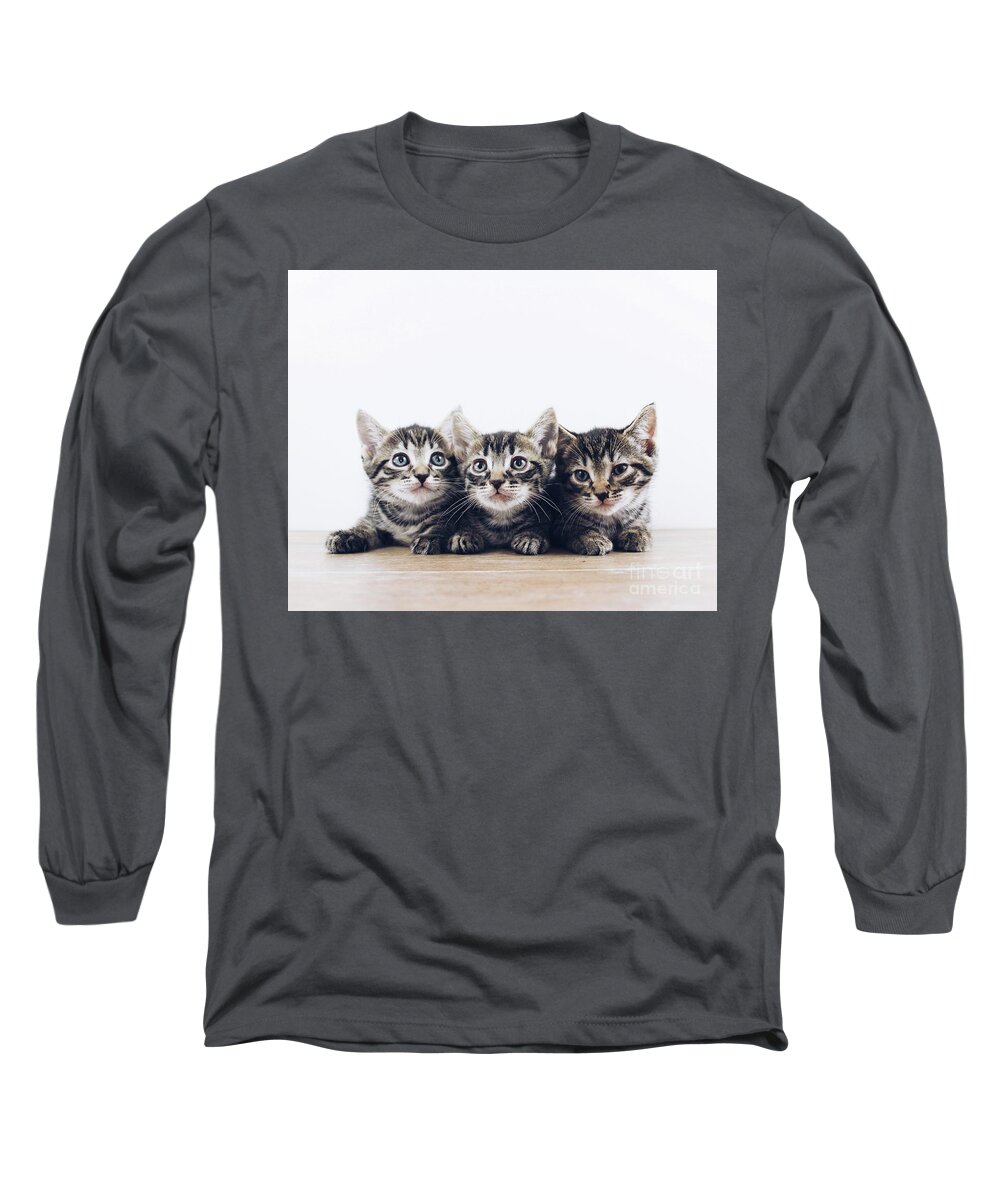 Sea Long Sleeve T-Shirt featuring the photograph Triplets by Michael Graham
