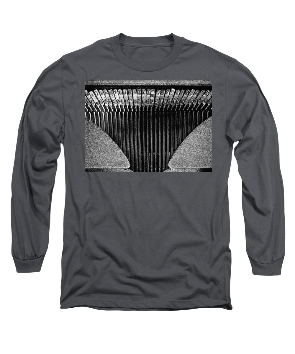 Typewriter Long Sleeve T-Shirt featuring the photograph Typewriter by Steven Nelson