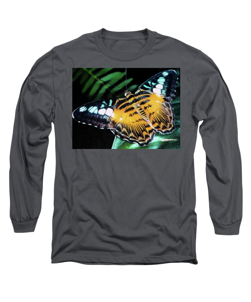Butterfly Long Sleeve T-Shirt featuring the photograph Unkown Species by Pour Your heART Out Artworks