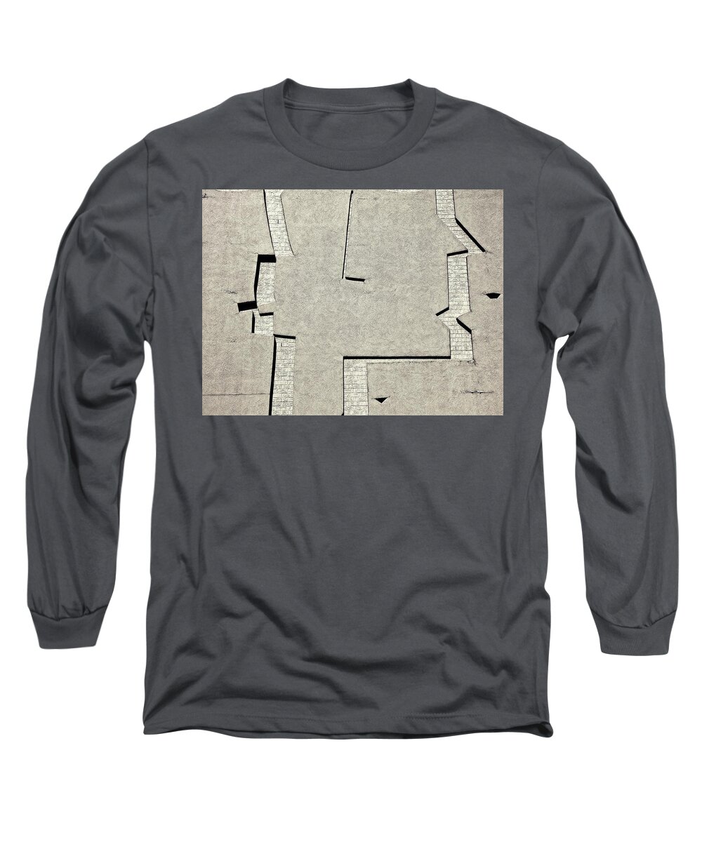 Capitol Long Sleeve T-Shirt featuring the photograph Wall Cladding, Madison, WIsconsin by Steven Ralser