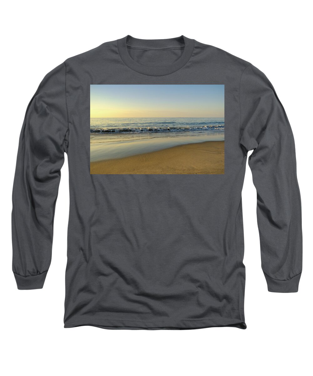 Wave Long Sleeve T-Shirt featuring the photograph Waving At Sunrise by Deb Bryce