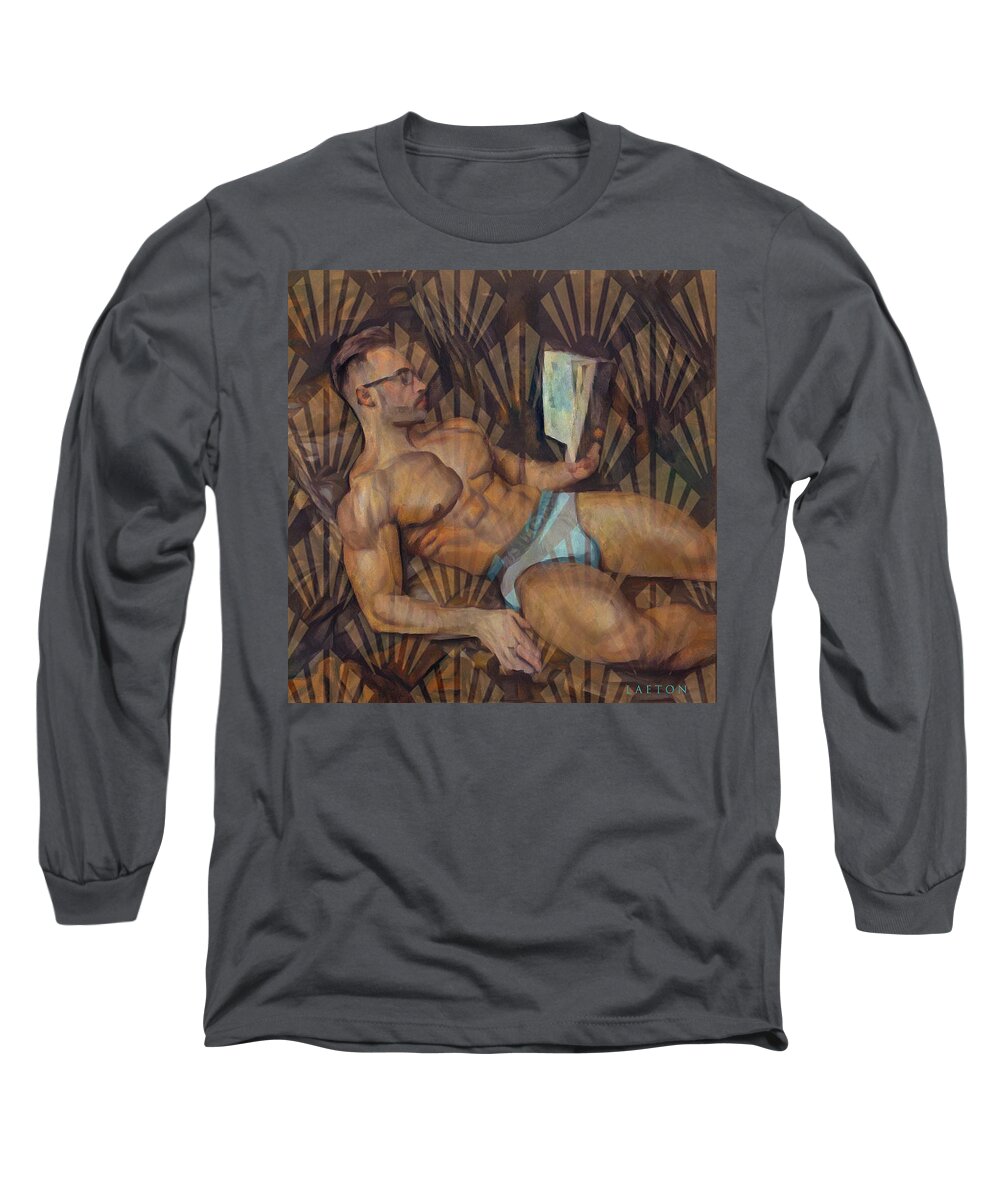 Sexy Long Sleeve T-Shirt featuring the digital art Westly by Richard Laeton